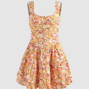 Cider Orange mini dress